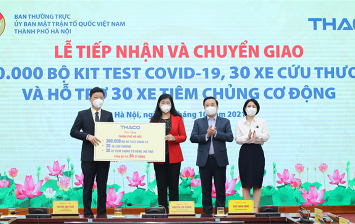 Vận động nguồn lực cùng chung tay ủng hộ công tác phòng, chống dịch bệnh