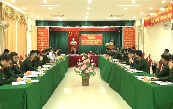 Cụm thi đua số 3 Bộ Tư lệnh Thủ đô tổng kết phong trào thi đua quyết thắng năm 2021