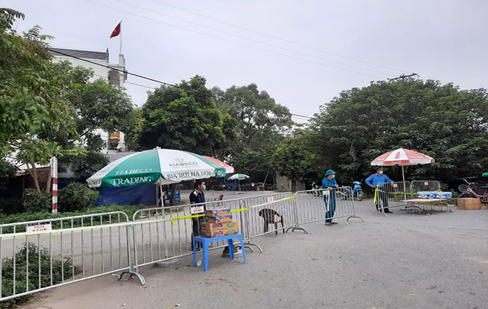 Mê Linh tập trung xử lý ổ dịch Covid-19