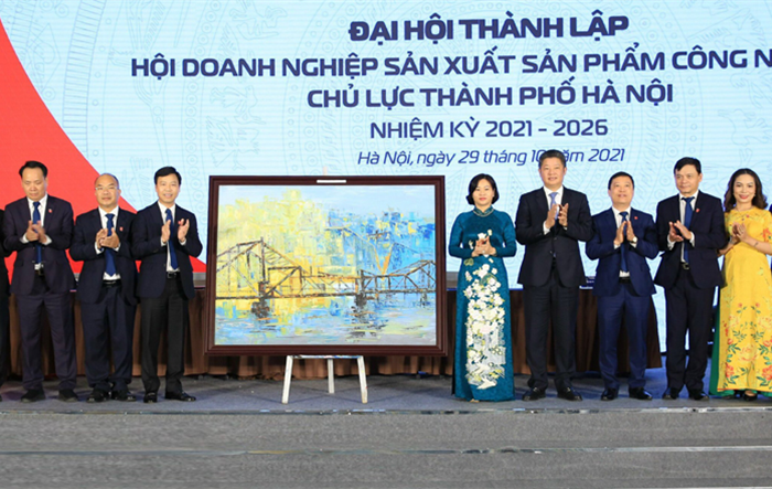 Đại hội thành lập Hội Doanh nghiệp sản xuất sản phẩm công nghiệp chủ lực thành phố Hà Nội