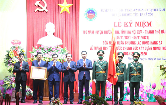 Huyện Thường Tín kỷ niệm 190 năm Ngày thành lập và đón nhận Huân chương Lao động