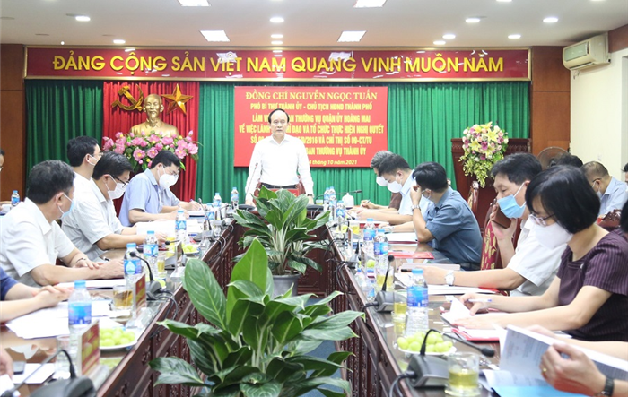 Giám sát công tác giải phóng mặt bằng và cấp giấy chứng nhận quyền sử dụng đất tại Hoàng Mai