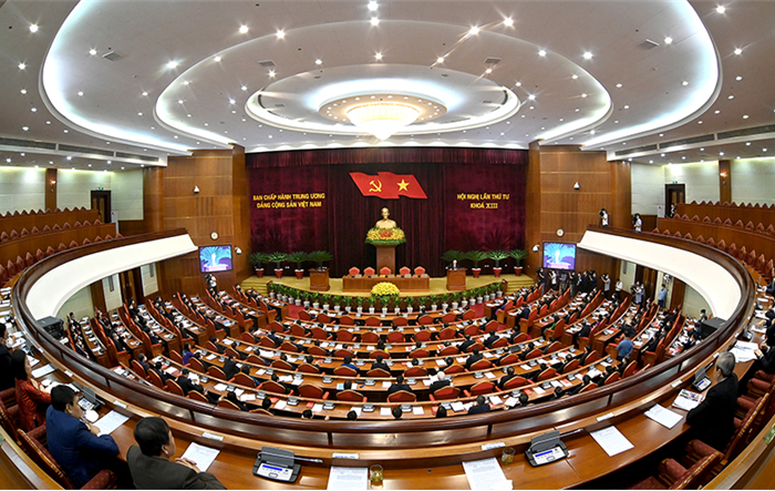 Thông cáo báo chí về phiên bế mạc Hội nghị lần thứ tư Ban Chấp hành Trung ương Đảng khoá XIII
