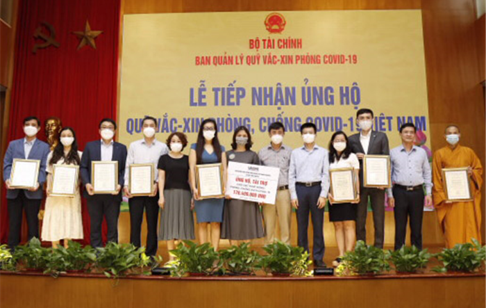 Quỹ vắc xin phòng, chống Covid-19 tiếp nhận ủng hộ