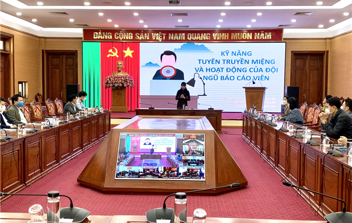 Tập huấn nghiệp vụ công tác tuyên giáo năm 2021