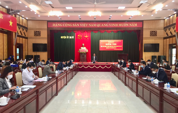 Phát huy quyền là chủ của Nhân dân trong xây dựng Đảng, hệ thống chính trị tại huyện Ba Vì