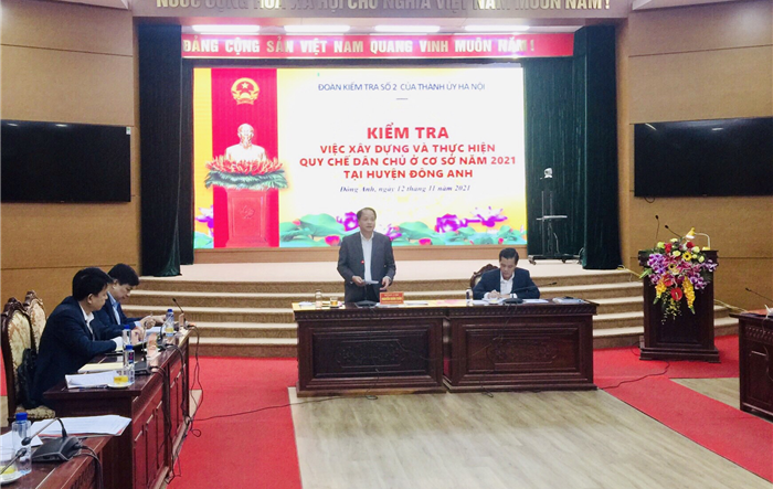 Đông Anh phát huy dân chủ ở cơ sở, củng cố sự gắn bó mật thiết  giữa Đảng, chính quyền với Nhân dân  