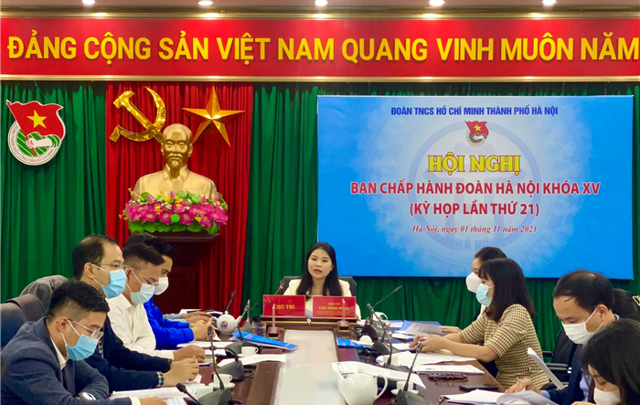 Hội nghị lần thứ 21 Ban Chấp hành Thành đoàn Hà Nội khoá XV