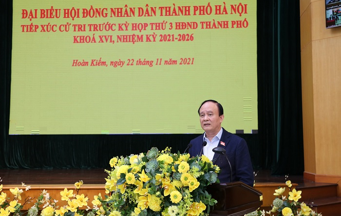 Cử tri quận Hoàn Kiếm kiến nghị đẩy nhanh tiến độ các dự án xây dựng kết cấu hạ tầng giao thông