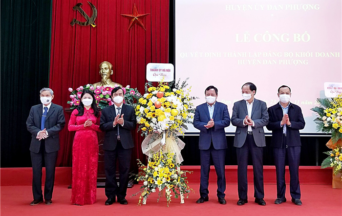 Thành lập Đảng bộ Khối doanh nghiệp huyện Đan Phượng