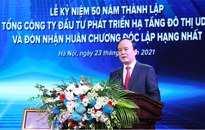 Đồng chí Nguyễn Ngọc Tuấn dự lễ đón nhận Huân chương Độc lập hạng Nhất của Tổng công ty Đầu tư phát triển hạ tầng đô thị UDIC