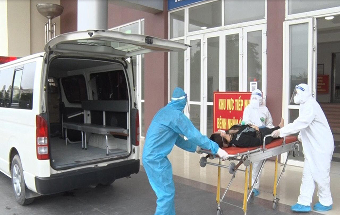 Huyện Mê Linh diễn tập vận hành trạm y tế lưu động