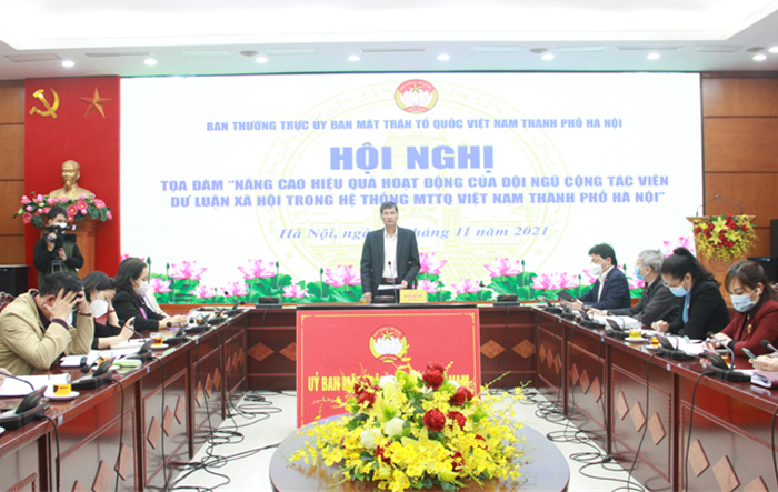 “Nâng cao hiệu quả hoạt động của đội ngũ cộng tác viên dư luận xã hội trong hệ thống MTTQ Việt Nam thành phố Hà Nội”