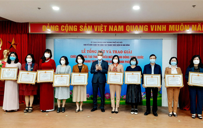 Lễ tổng kết và trao giải Cuộc thi Sáng tạo thanh thiếu niên và nhi đồng thành phố Hà Nội lần thứ 17 năm 2021