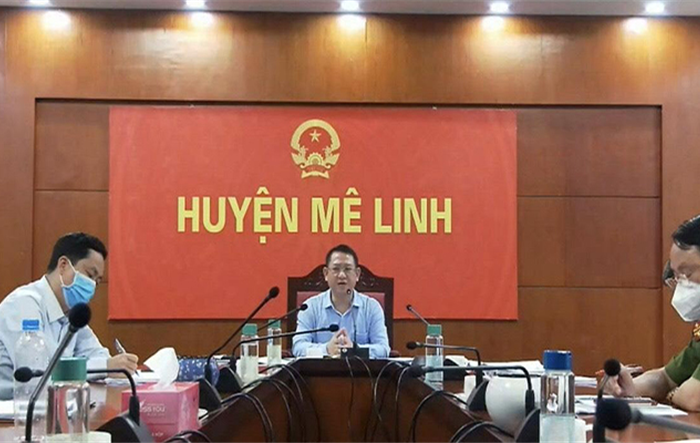 Mê Linh triển khai các biện pháp phòng, chống dịch Covid-19 tại Khu công nghiệp Quang Minh