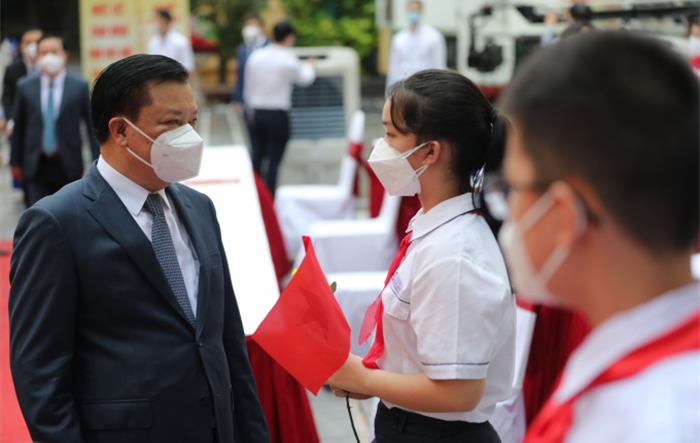 Bí thư Thành ủy Hà Nội Đinh Tiến Dũng:  Từng bước đưa hệ thống giáo dục Thủ đô trở lại “bình thường mới”