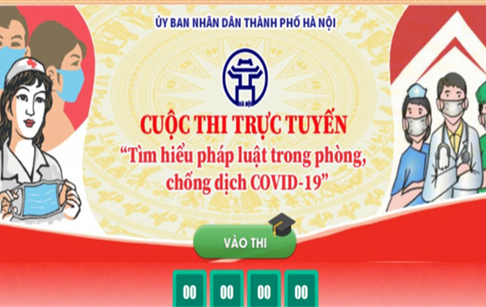 Cuộc thi trực tuyến “Tìm hiểu pháp luật trong phòng, chống dịch Covid-19”: Triển khai có chất lượng, hiệu quả