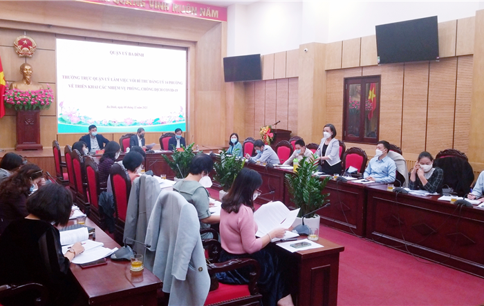Quận Ba Đình: Sẵn sàng mọi tình huống để không bị động và kiểm soát tốt dịch Covid-19