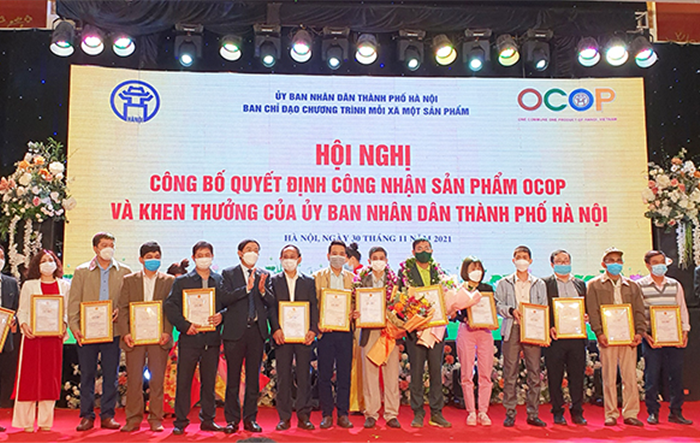 Hà Nội: Công bố quyết định công nhận hơn 400 sản phẩm OCOP năm 2021