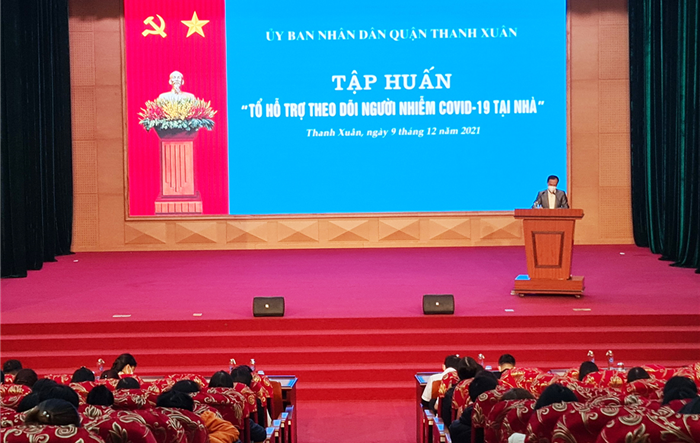 Quận Thanh Xuân triển khai điều trị F0 thể nhẹ, không triệu chứng tại nhà