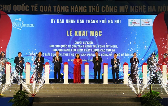 Hội chợ quốc tế quà tặng hàng thủ công mỹ nghệ Hà Nội năm 2021: Kết nối, khám phá cơ hội hợp tác kinh doanh mới hàng thủ công mỹ nghệ