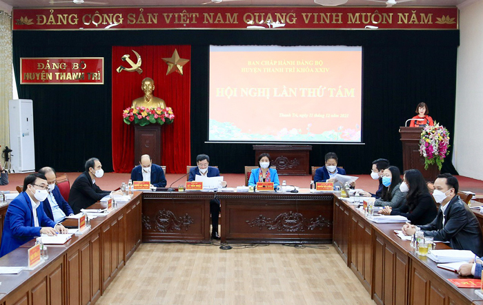 Huyện Thanh Trì nỗ lực, đạt và vượt 17/18 chỉ tiêu, nhiệm vụ năm 2021