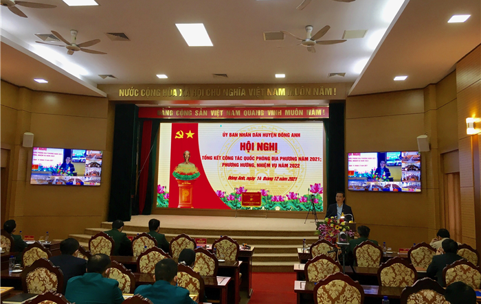 Huyện Đông Anh tổng kết công tác quốc phòng địa phương năm 2021