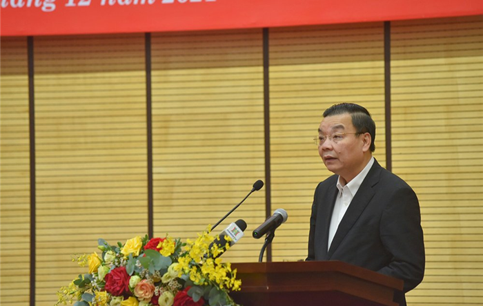 Chủ tịch UBND thành phố Hà Nội Chu Ngọc Anh phát động thi đua, quyết tâm hoàn thành cao nhất các chỉ tiêu năm 2022