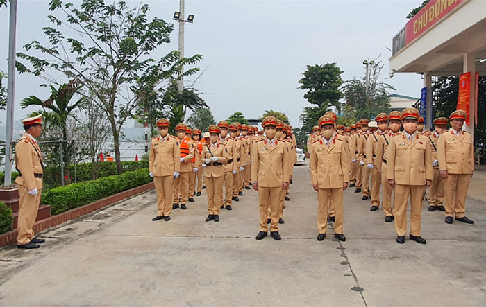 Cục Cảnh sát giao thông ra quân bảo đảm an toàn giao thông, trật tự xã hội dịp Tết và các lễ hội đầu xuân năm 2022