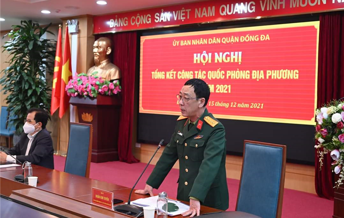 Quận Đống Đa hoàn thành tốt nhiệm vụ quân sự quốc phòng địa phương năm 2021