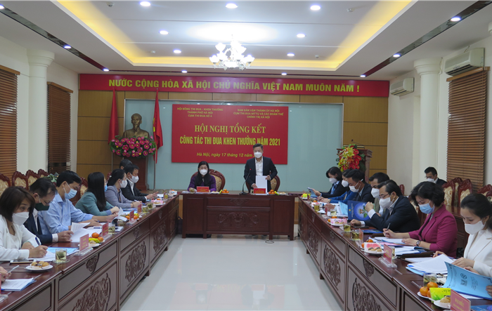 Cụm thi đua Mặt trận Tổ quốc và các tổ chức chính trị - xã hội Thành phố: Tổng kết công tác thi đua khen thưởng năm 2021