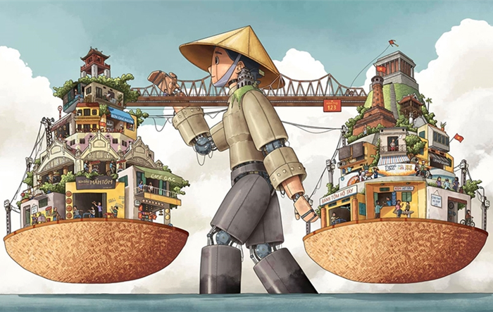 Ngắm Hà Nội - Thành phố Sáng tạo qua những tác phẩm vẽ minh hoạ