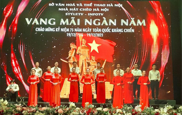 Chương trình nghệ thuật kỷ niệm 75 năm Ngày toàn quốc kháng chiến: “Vang mãi ngàn năm”