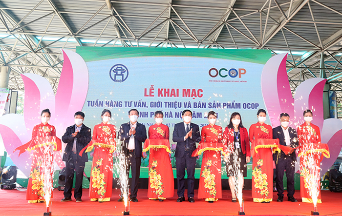 Khai mạc Tuần hàng tư vấn, giới thiệu và bán sản phẩm OCOP thành phố Hà Nội năm 2021