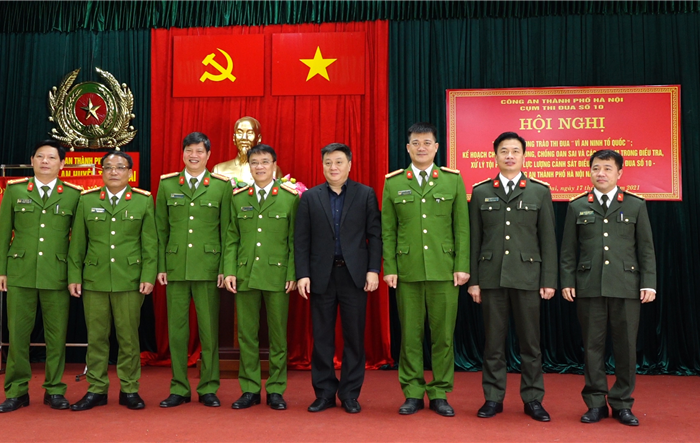 Cụm thi đua số 10 Công an Thành phố: Tổng kết phong trào thi đua "Vì an ninh Tổ quốc"