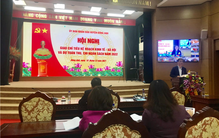 Huyện Đông Anh giao chỉ tiêu ngân sách nhà nước năm 2022