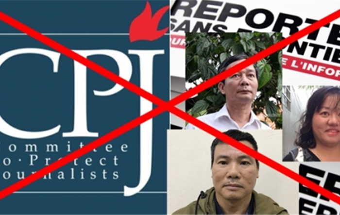 Mang danh bảo vệ ký giả, CPJ lại phớt lờ lẽ phải