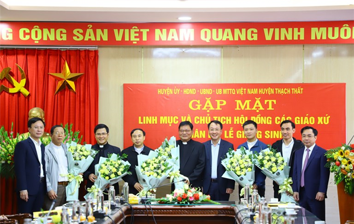 Hội nghị gặp mặt các Linh mục và Chủ tịch Hội đồng giáo xứ nhân dịp Lễ giáng sinh năm 2021