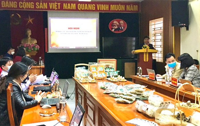Hội nghị đánh giá, phân hạng sản phẩm OCOP năm 2021 của 4 quận: Ba Đình, Đống Đa, Tây Hồ và Hoàng Mai 
