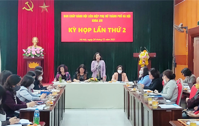 Hội nghị lần thứ hai Ban Chấp hành Hội Liên hiệp Phụ nữ thành phố Hà Nội khóa XVI