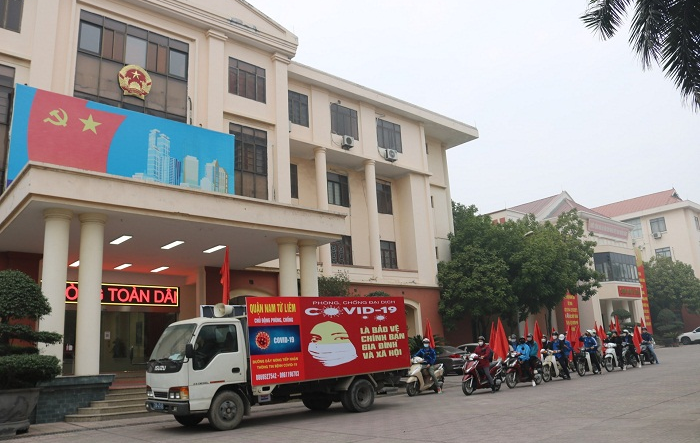 Quận Nam Từ Liêm: Đẩy mạnh tuyên truyền về công tác phòng, chống dịch Covid-19