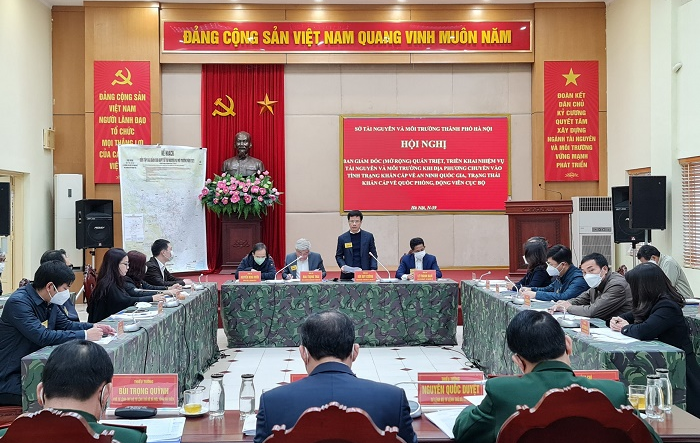 Sở Tài nguyên và Môi trường Thành phố: Diễn tập bảo đảm cho khu vực phòng thủ năm 2021