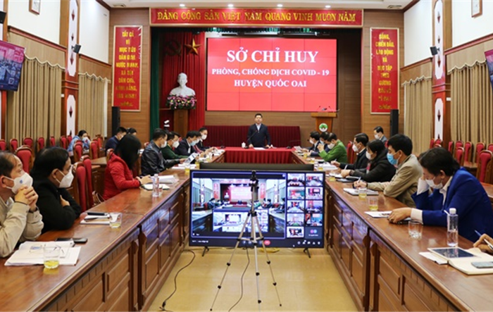 Huyện Quốc Oai: Thành lập 122 tổ hỗ trợ điều trị người nhiễm Covid-19 tại nhà