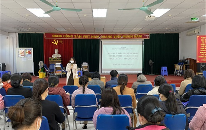 Tập huấn quản lý, điều trị bệnh nhân Covid-19 thể nhẹ, không có triệu chứng tại cộng đồng