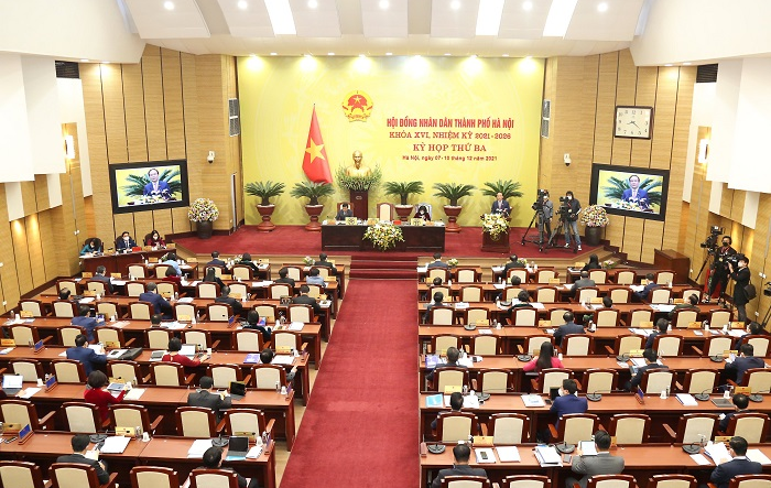 Khai mạc trọng thể kỳ họp thứ ba HĐND thành phố Hà Nội khóa XVI