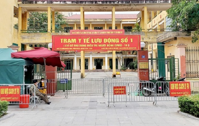 Quận Nam Từ Liêm đưa vào vận hành Trạm Y tế lưu động số 1 thu dung và điều trị bệnh nhân Covid-19