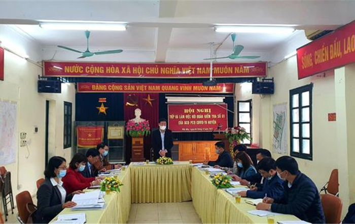 Huyện Thanh Trì tăng cường kiểm tra công tác phòng, chống dịch Covid-19 