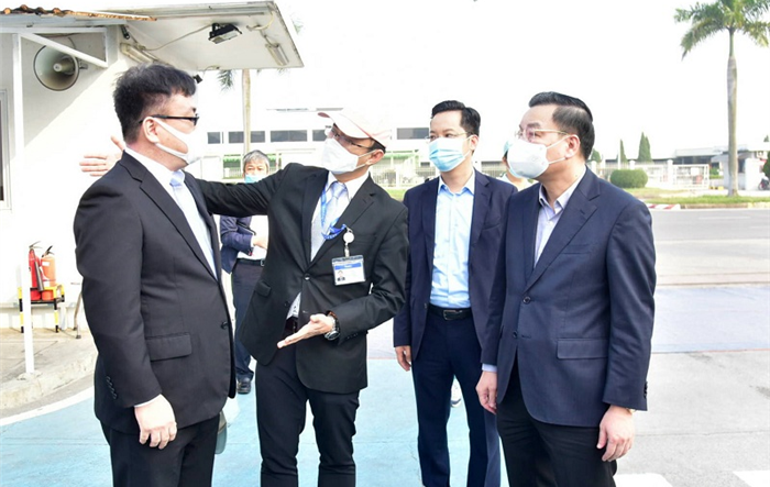 Chủ tịch UBND thành phố Hà Nội Chu Ngọc Anh thăm, động viên công tác sản xuất đầu năm