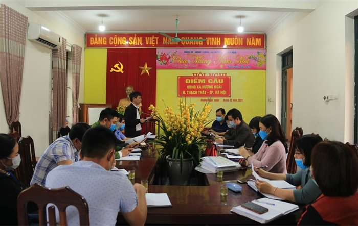 Kiểm tra công tác phòng chống dịch Covid-19 tại các xã, thị trấn