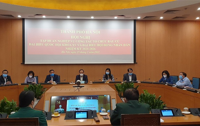 Tập huấn nghiệp vụ công tác bầu cử đại biểu Quốc hội khóa XV và đại biểu HĐND các cấp nhiệm kỳ 2021-2026